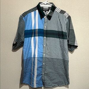 Silver Point Men's Multicolor Striped Shirt